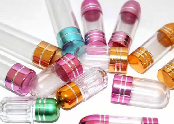 SGS Botol Pil Plastik Kosong 13mm Satu Kapsul Bentuk Peluru