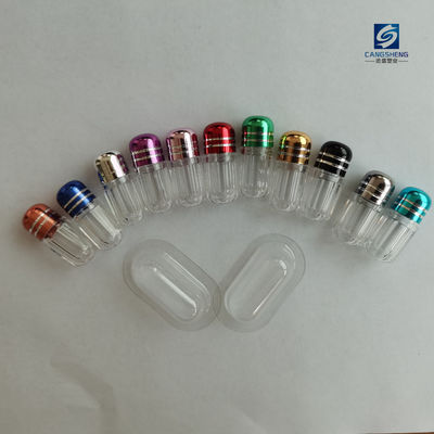 Kapsul Pil Plastik Kosong Oktagonal 2g Dengan Tutup Aluminium