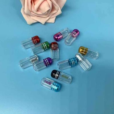 Botol Kemasan Kapsul 2ml Hot Stamping 11mm Botol Pil Kecil