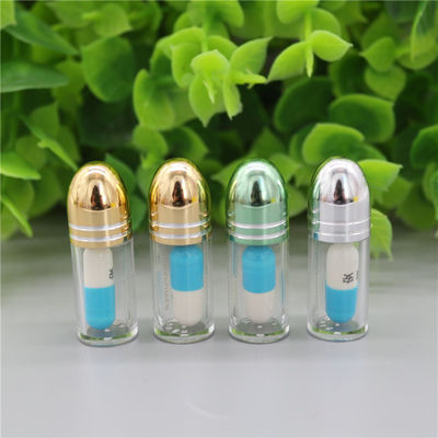 Plastik Blister Single Pill Container 3ml ISO9001 Metal Cap