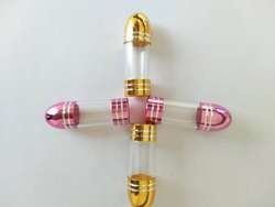 Plastik Blister Single Pill Container 3ml ISO9001 Metal Cap