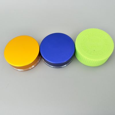 Tutup Sekrup Botol Plastik PE Tutup Plastik ISO9001 Pengaman 38mm
