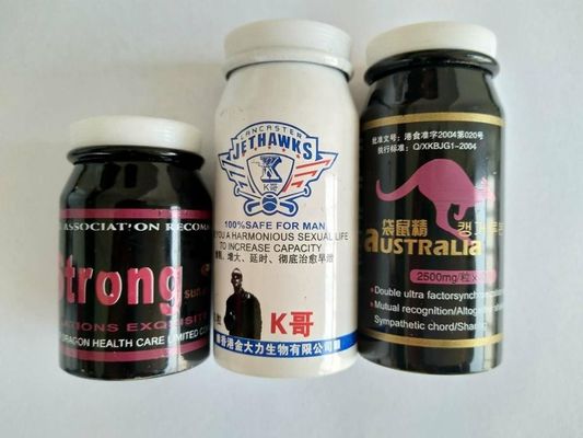 100g Aluminium Pharmaceutical Packaging Bottles Dengan PE Caps