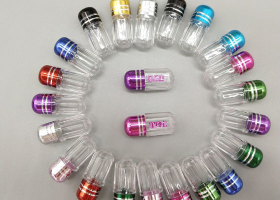 12mm PS Kapsul Pil Plastik Kosong Botol Kemasan Kapsul Pil Tunggal