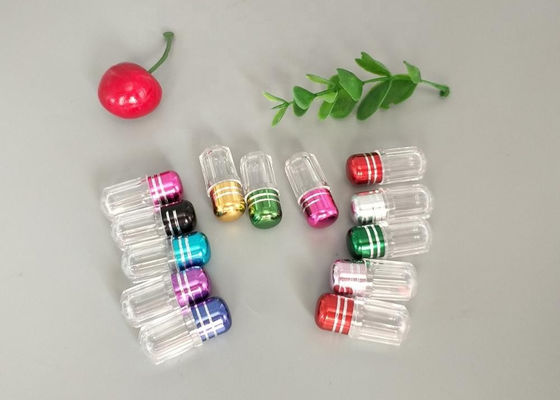 12mm PS Kapsul Pil Plastik Kosong Botol Kemasan Kapsul Pil Tunggal