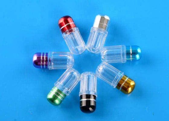 1g Botol Kapsul Plastik Botol Pil Mini Polystyrene Bulat