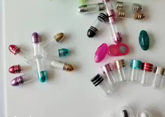2ml Botol Pil Plastik Bening ISO9001 Rhino Gold Capsule