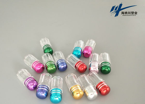 3ml PS Wadah Pil Plastik Kecil Botol Kemasan Kapsul Bentuk Peluru