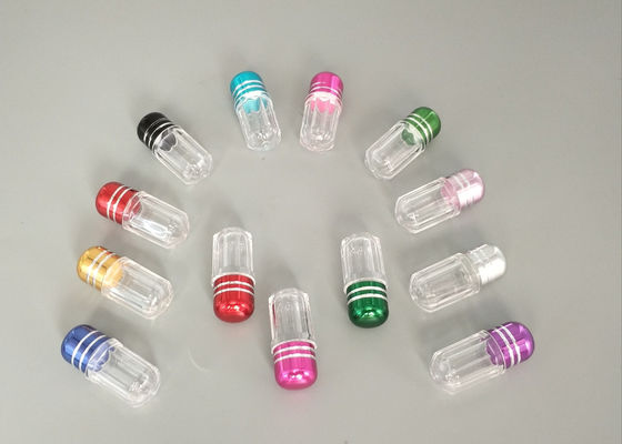 3ml PS Wadah Pil Plastik Kecil Botol Kemasan Kapsul Bentuk Peluru
