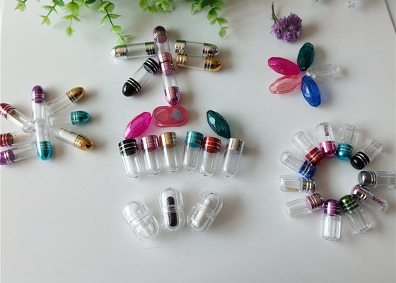 12mm 2g Botol Kapsul Kosong Kapsul Badak Biru Farmasi