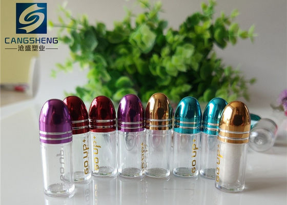 Golden Empty Capsule Shells PS Plastik 2g Botol Pil Bening