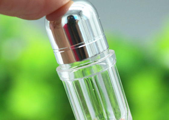 Botol Kemasan Kapsul Silinder 11mm Dengan Tutup Logam