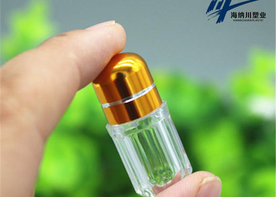 Botol Kemasan Kapsul Plastik Emas 2g Dengan Tutup Mahkota Logam