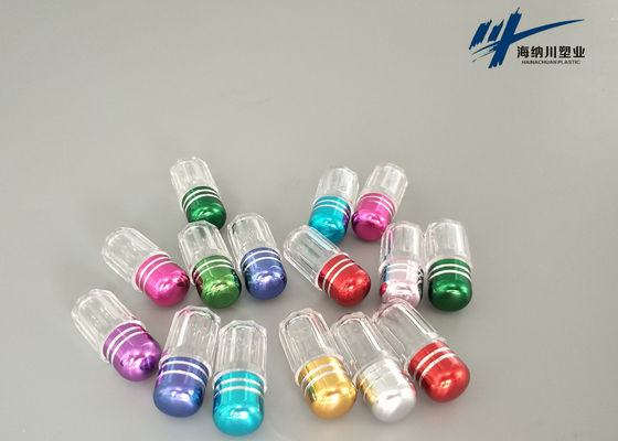 PS Botol Pil Plastik Bening OEM Kemasan Kapsul Tunggal