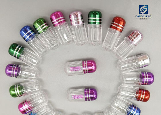 SGS 2g Wadah Pil Plastik Kecil Botol Pil Mini Kapsul Tunggal