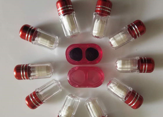 SGS 2g Wadah Pil Plastik Kecil Botol Pil Mini Kapsul Tunggal