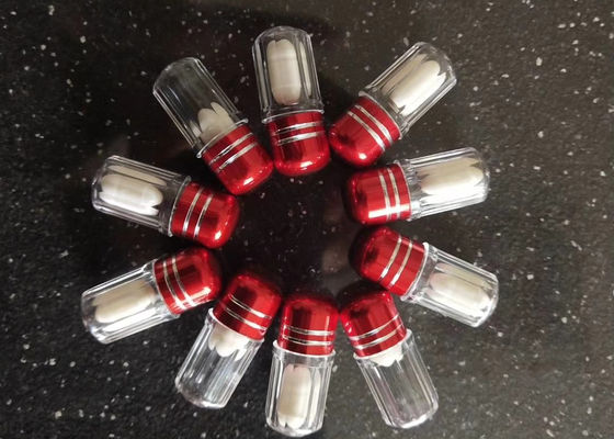 15mm 2g Botol Kemasan Kapsul Bentuk Oktagonal PS Plastik