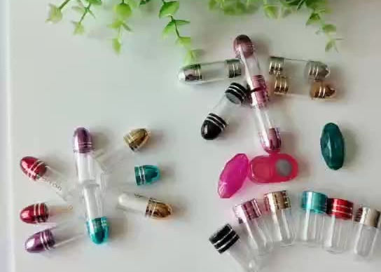 ODM 15mm Botol Kerang Kapsul Kosong Dengan Lepuh Plastik