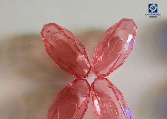 Pink 2ml Botol Pil Plastik Kosong 15mm Untuk Kapsul Tunggal