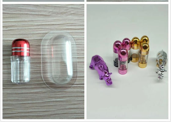 44mm ISO9001 Wadah Pil Tunggal Satu Botol Pil Mini Kapsul