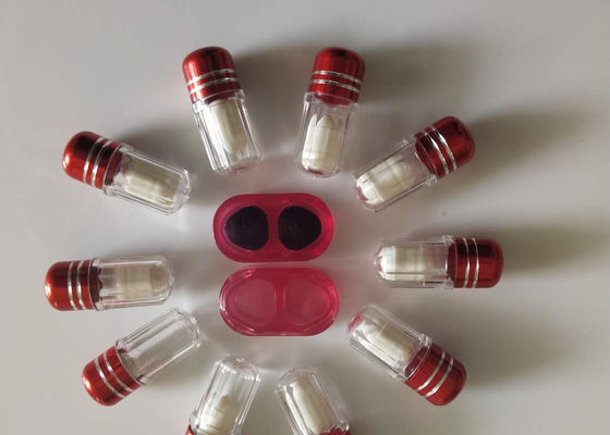 2ml Botol Kemasan Kapsul Merah Muda Suplemen Kesehatan