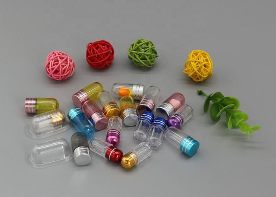 2ml Botol Kemasan Kapsul Merah Muda Suplemen Kesehatan