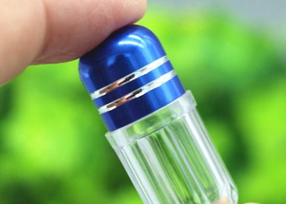 14mm 2ml Single Pill Container PS Botol Plastik Dengan Tutup Logam