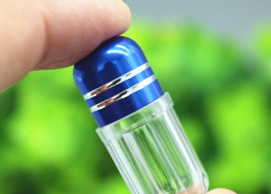 5ml Blue Rhino Single Pill Container OEM Dengan Metal Crown Cap