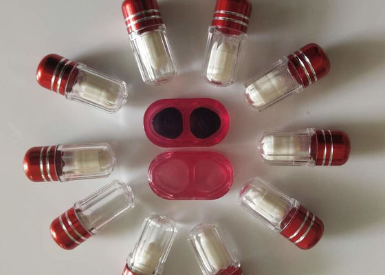 Wadah Pil Heksagonal Tunggal 13mm 2ml Kapsul Kosong Kosong