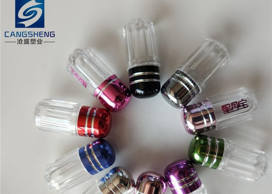 Wadah Pil Heksagonal Tunggal 13mm 2ml Kapsul Kosong Kosong