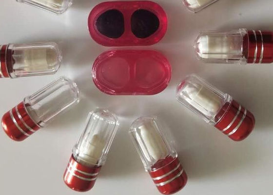 Botol Pil Jelas ISO9001 2ml Kapsul Tunggal Dengan Tutup Logam