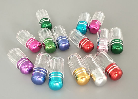 Botol Plastik 3g 13mm Dengan Tutup Logam Batal Blister Kosong Kapsul Shell