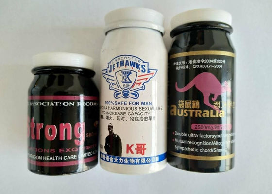 48mm Botol Kemasan Farmasi 20ml Round Pill Jar