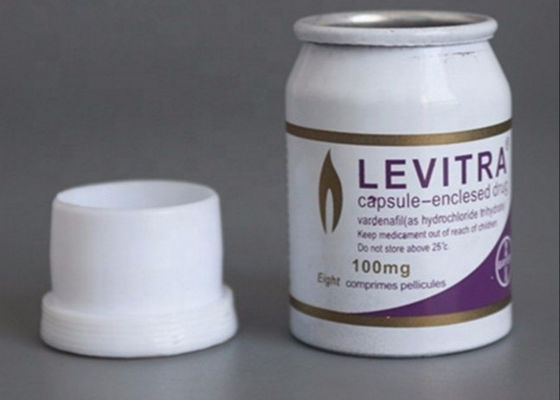 100g Aluminium Pharmaceutical Packaging Bottles Dengan PE Caps