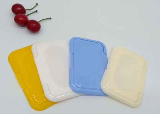 65mm Tisu Basah Tutup Non Isi Ulang Plastik ISO9001 Flip Top Cap