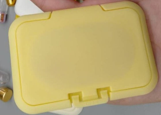 65mm Tisu Basah Tutup Non Isi Ulang Plastik ISO9001 Flip Top Cap
