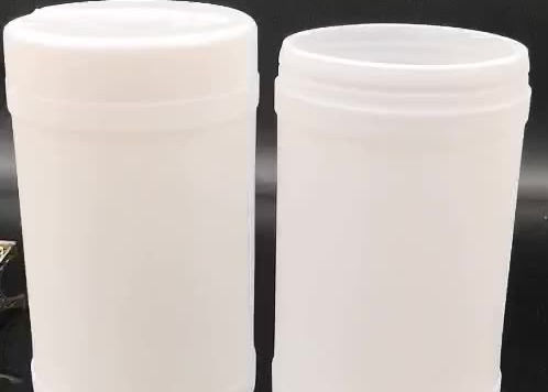 100 pcs HDPE Wet Wipe Canister Ramah Lingkungan Alkohol Tisu Botol