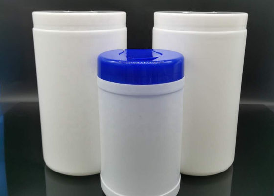 100 pcs HDPE Wet Wipe Canister Ramah Lingkungan Alkohol Tisu Botol
