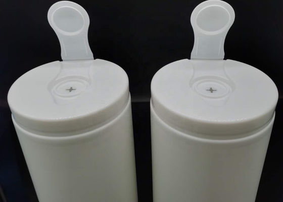 100 pcs HDPE Wet Wipe Canister Ramah Lingkungan Alkohol Tisu Botol
