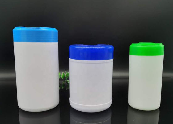 180mm HDPE Cleaning Wipes Botol Bucket Dengan Tutup Putih