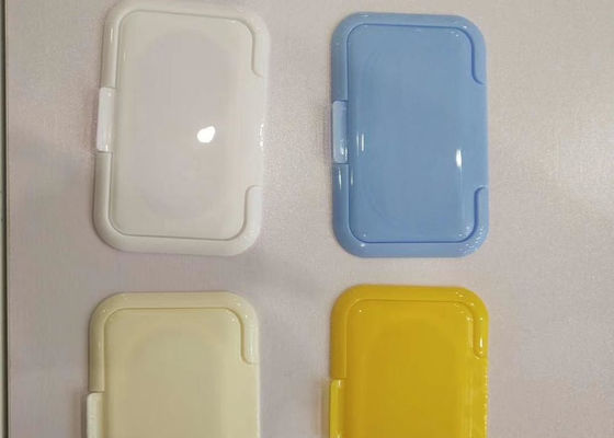 65mm Tisu Basah Tutup Non Isi Ulang Plastik ISO9001 Flip Top Cap