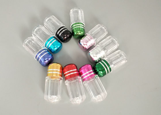 Botol Kapsul Tunggal Heksagonal 12mm 2g Botol Pil Badak